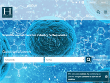 Tablet Screenshot of harringtonrecruitment.com